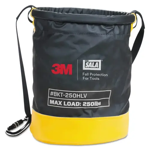 DBI-SALA 1500140 Safe Buckets, 250 lb Cap. Black/Yellow