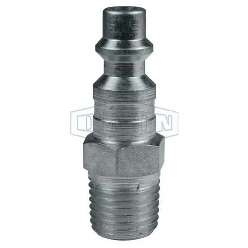 DF-Series Pneumatic Threaded Plug, 1/4 in x 18 NPTF, 1/4 in Body, Steel, Male - pack of 10