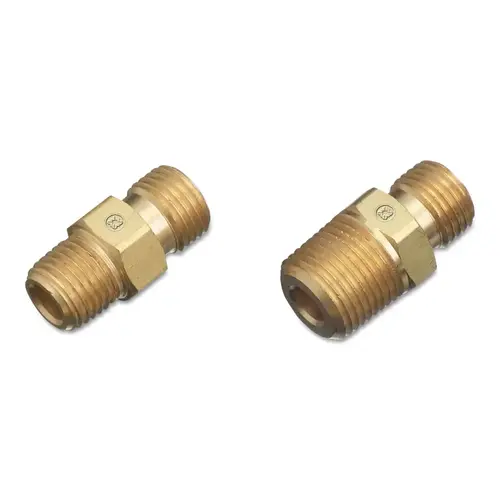 WESTERN ENTERPRISES 136 Regulator Outlet Bushing, 200 psi, Brass, B-Size, 1/8 in (NPT) RH, Male, Oxygen