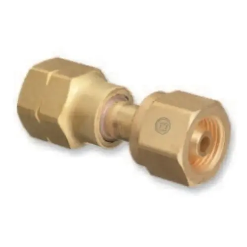 WESTERN ENTERPRISES 16 Brass Cylinder Adaptor, CGA-300 Commercial Acetylene To CGA-510 POL Acetylene