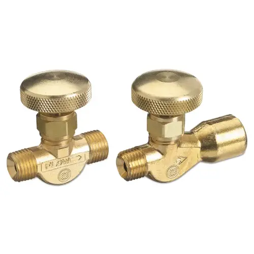 WESTERN ENTERPRISES 210 Non-Corrosive Gas Flow Valves, 200 PSIG, Brass, Fuel Gas, 9/16 in - 18 LH(M)