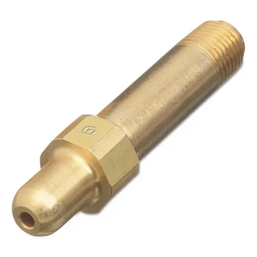 WESTERN ENTERPRISES 6347-3 Regulator Inlet Nipples, Air, 1/4 in (NPT), 3", Brass, CGA-347, Hand-Tight