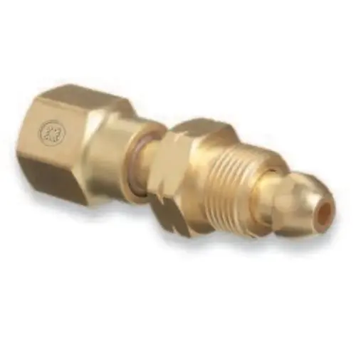 WESTERN ENTERPRISES 815 Brass Cylinder Adaptor, From CGA-590 Industrial Air To CGA-580 Nitrogen