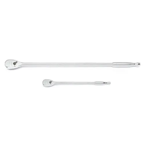 GEARWRENCH 81271 120XP Extra Long Handle Teardrop Ratchet Sets, 1/4 in; 3/8 in Dr, 18 in; 9 in L