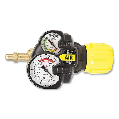 VICTOR 07813613 EDGE  Series 2.0 Regulator, ESS42, Air, 5 to 150 psig, 3000 psig Inlet, CGA 346