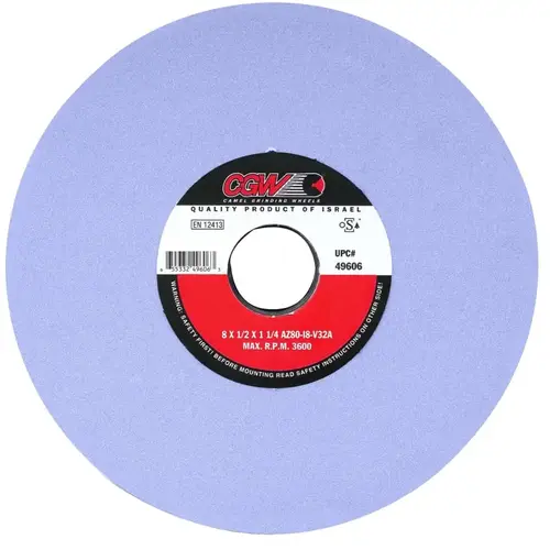 CGW ABRASIVES 34352 AZ Cool Blue Surface Grinding Wheels