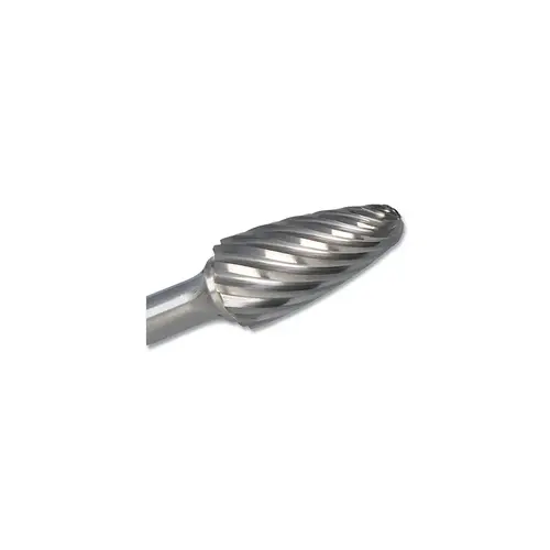 1848 General Purpose Solid Carbide Bur, 0.25 in dia C Shank, 1 in L Cut, SF-5NX, Double Cut