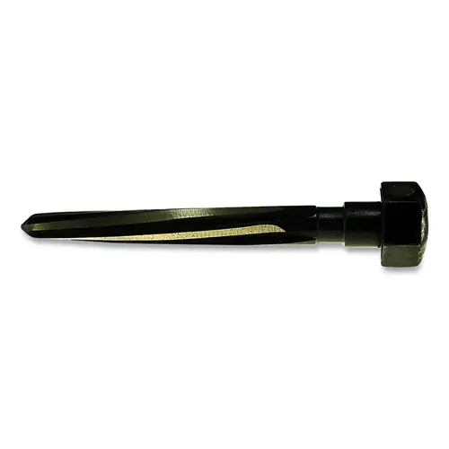 Cle-Line C36016 2616 Series HSS Black and Gold Reamer, 1-9/16 in Diameter, G and B Construction, 10 in OAL, Hex Shank, Bridge Length