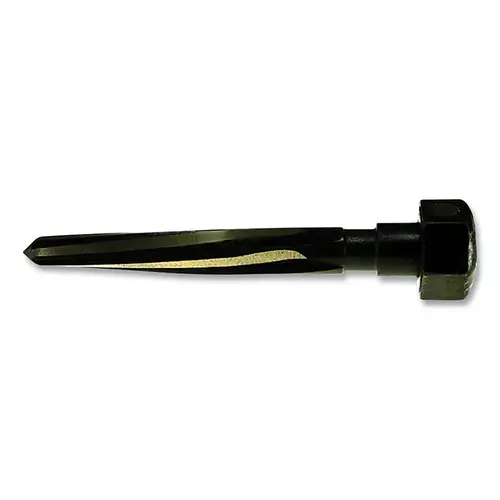 Cle-Line C36025 2618 Series HSS Black and Gold Reamer,15/16 in Diameter, G and B Construction, 7 in OAL, Hex Shank, Car Length