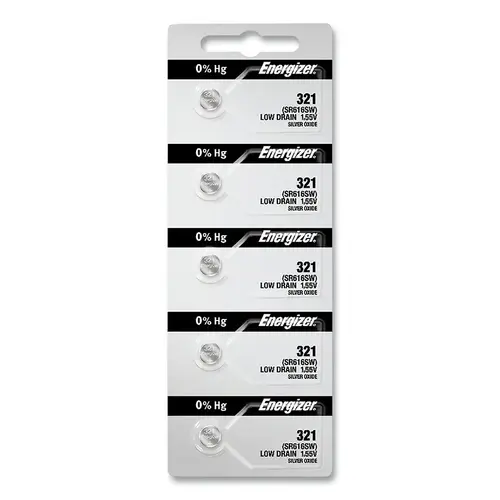 Button & Coin Cell Battery: Size 321, Silver Oxide