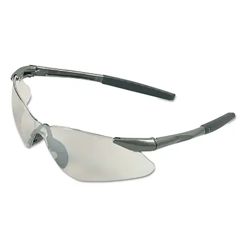 KLEENGUARD 29112 V30 Nemesis  VL Safety Glasses, Indoor/Outdoor, Polycarbonate Lens, Uncoated, Gunmetal No Brow Frame, Nylon Pair