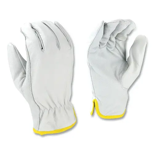 Radians RWG4742S Premium Grain Goatskin Driver Glove, Small, White Pair