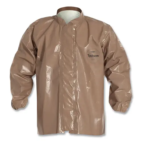 DuPont C3670TSM Tychem  5000 Jacket, Small, Tan Brown