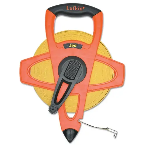 Crescent Lufkin FM030CM Hi-Viz  Orange Reel Fiberglass Tape, 13 mm x 30 m, Metric, Orange