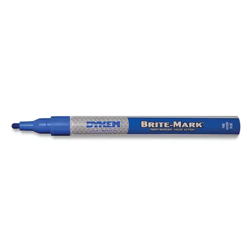 Dykem 41001 BRITE-MARK  Fine Marker, Blue, Fine Tip