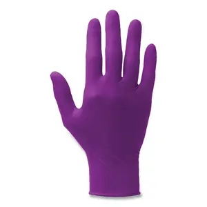 Kimtech 62774 Polaris Nitrile Exam Gloves, Beaded Cuff, X-Large, Purple, 5.9 mil Thick