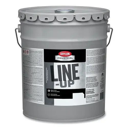 Krylon Industrial K4213011020 Line-Up  Pavement Striping Paint, 1 gal, Pail, Parking Lot Red