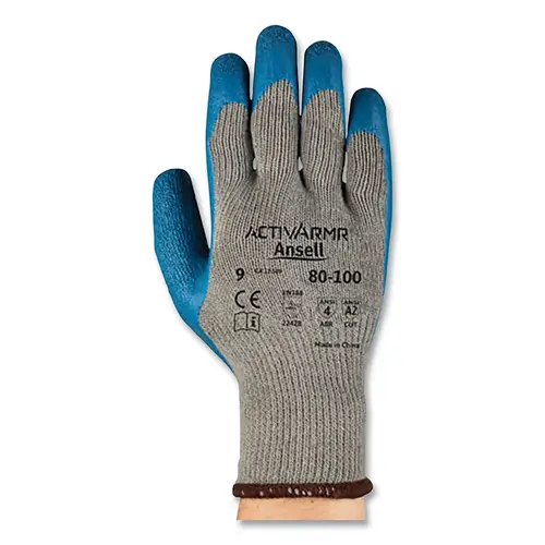 ActivArmr 8010010 80-100 Multi-Purpose Gloves, Size 10, Blue/Gray - pack of 12
