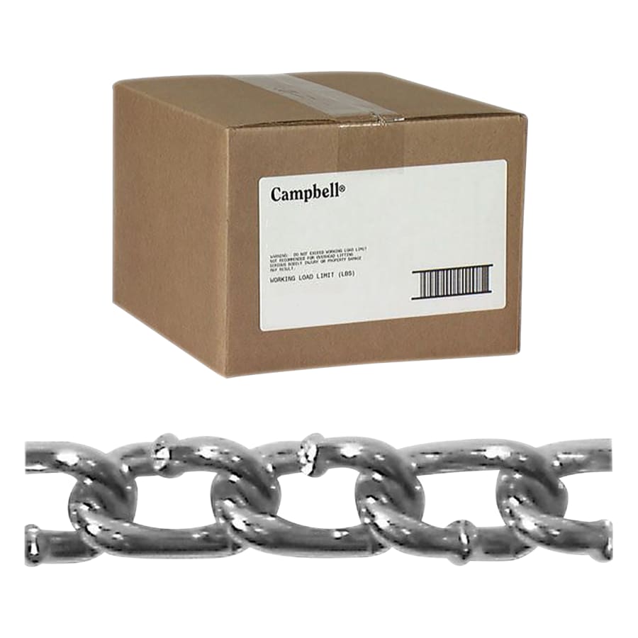 Campbell 0322014 Twist Link Machine Chains, Size 2/0, 520 lb