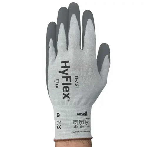 HYFLEX 11-731-9 11-731 Gloves, Size 9, Gray - pack of 144
