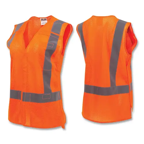 Radians SV4WOM2X SV4W Women's Breakaway Vest, 2X-Large, Hi-Vis Orange