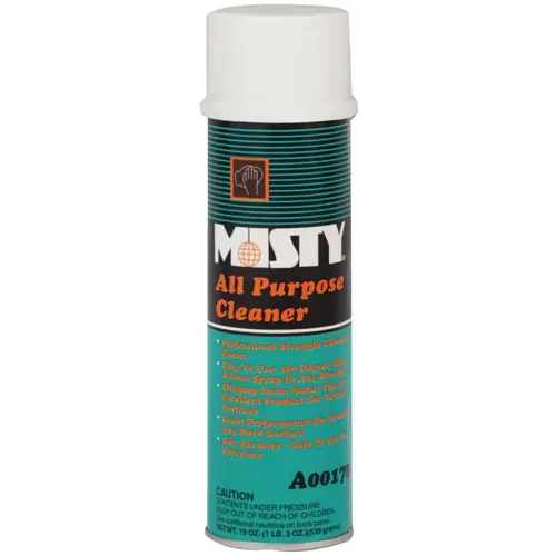 Misty 1001592 All-Purpose Cleaner, Mint Scent, 19 Oz. Aerosol Can