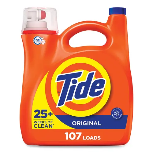 TIDE 60554 Liquid Laundry Detergent, 154 fl oz, Bottle, Original Scent