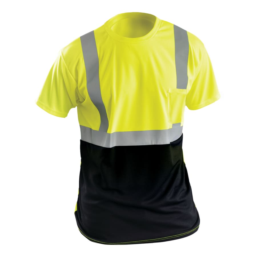 OCCUNOMIX LUX-SSETP2B-Y4X TSHIRT SS BIRDSEYE SILVER TAPE