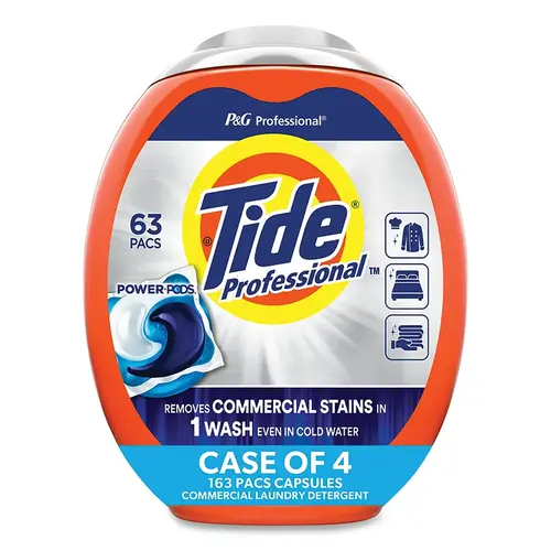 TIDE 14117 Commercial POWER-PODS  Laundry Detergent, 63 Tabs, Tub