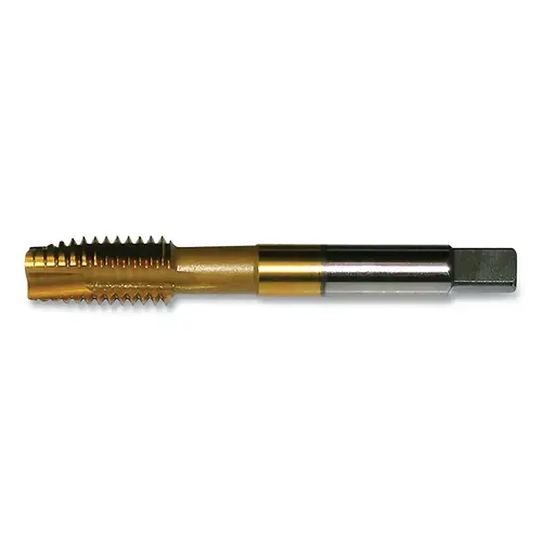 Greenfield Threading 285404 SPAR Plug Spiral Point Aerospace Tap, 5/16-18 UNC Tread Size, TiN Finish, 2.7188 in OAL