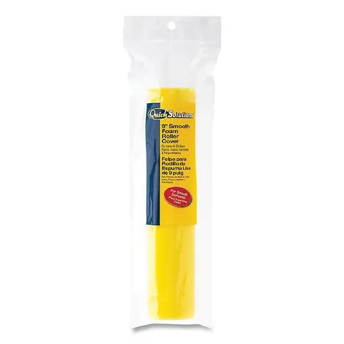 Bestt-Liebco 690289890 Quick Solutions  Yellow Foam Roller Cover, 9 in x 9/16 in - pack of 6