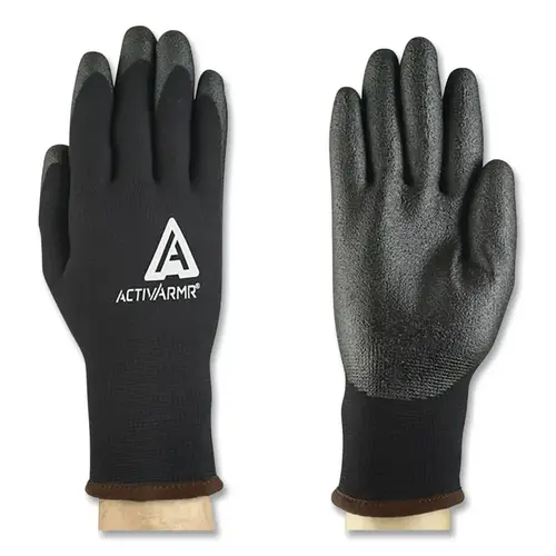 ActivArmr 97-631-100 97-631 Cold Resistant Coated Gloves, Size 10, Black