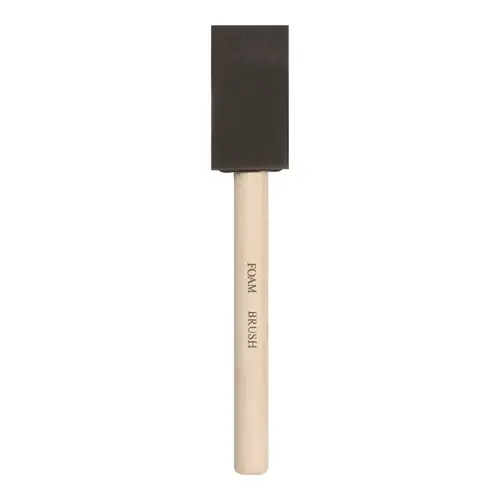 Bestt-Liebco 99081610 Foam Brushes, 1 in W, Foam, Wood handle - pack of 48