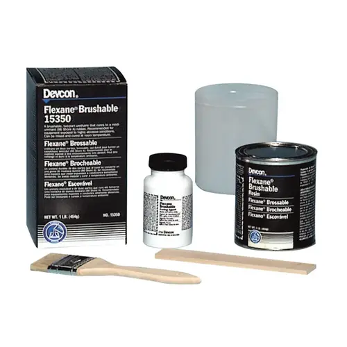 Devcon 15350 Flexane Brushable, 1 lb, Black