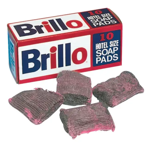 Franklin W240000 (BOX/10) BRILLO HOTEL SOAP PAD PAD SIZE 3 1/2 - pack of 12