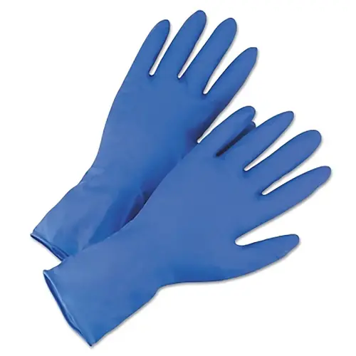 PIP 2550/XL 2550 High Risk Examination Grade Latex Gloves, Powder-Free, 14 mil, X-Large, Blue - pack of 50