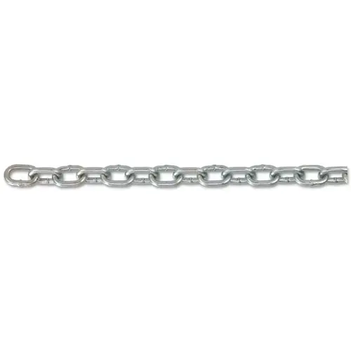 Peerless 6014032 Machine Chains, Size 4/0, 100 ft, 700 lb Limit, Bright Zinc Stainless Steel - pack of 100