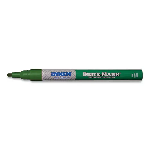 Dykem 41004 BRITE-MARK  Fine Marker, Green, Fine Tip - pack of 48