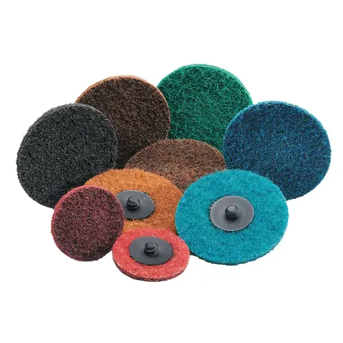 Carborundum 05539554467 Carbo Surface Prep Non-Woven Quick-Change Disc, Type III, 2", Fine