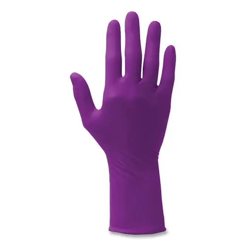 Kimtech 62761 Polaris  Xtra Nitrile Exam Gloves, Extended Cuff, Small, Dark Magenta