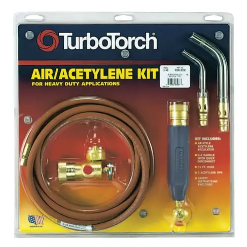 TURBOTORCH 0386-0835 Torch Kit Swirls, Acetylene, PL-8ADLX-B, B Tank