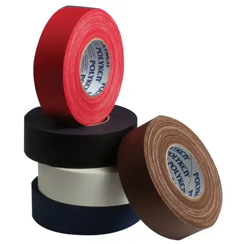 Polyken 1117628 Premium Vinyl Coated Gaffers Tapes, 2 in X 60 yd, 11.5 mil, Red