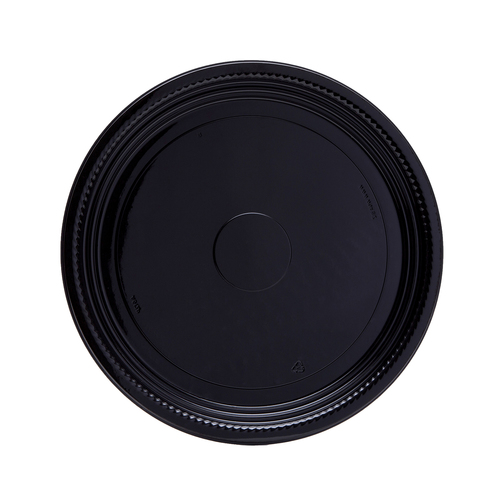 WNA-CATERLINE PACK A512PBL Wna-Caterline Pack 12" Thermo Round Black Tray, 25 Each