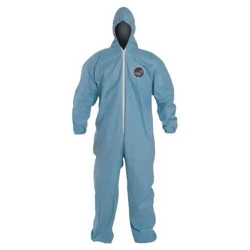 DuPont TM127SXL ProShield 6 SFR Coveralls with Attached Hood, Blue, X-Large