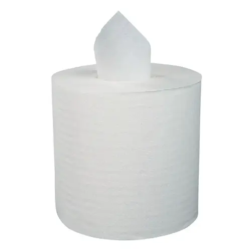 BOARDWALK 410322 Center-Pull Roll Towels, 2-Ply, 10"W, 600/Roll White - pack of 6