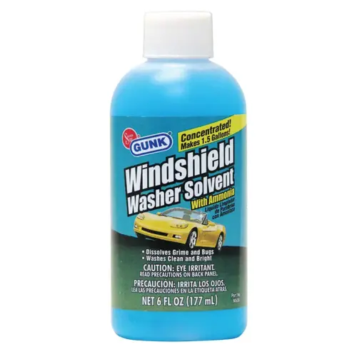 Gunk M506-XCP1 6 OZ BOTTLE WINDSHIELD WASHER SOLVENT