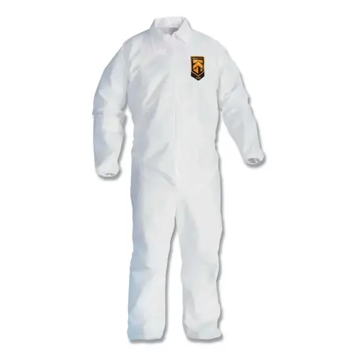 KLEENGUARD 49107 KleenGuard  A20 Breathable Particle Protection Coverall, White, 4X-Large, ZF, EWA - pack of 20