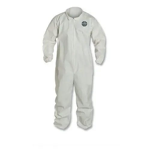 DuPont NG125S-XL ProShield NexGen Coveralls with Elastic Wrists and Ankles, White, X-Large - pack of 25