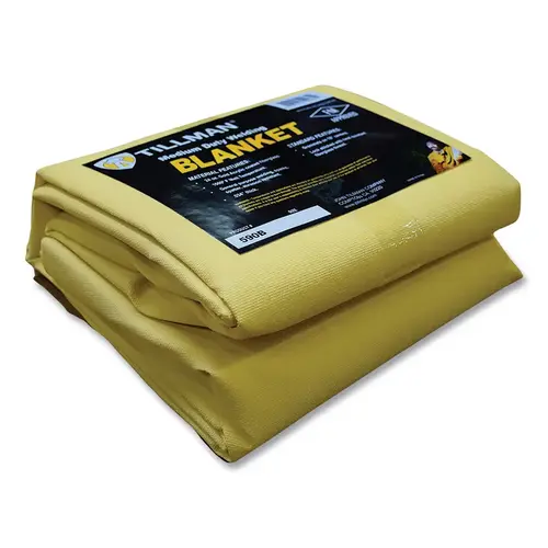 Tillman 590B610 Welding Blanket, ArcDefender, 24 oz, Acrylic Fiberglass, 6 ft x 10 ft, Gold