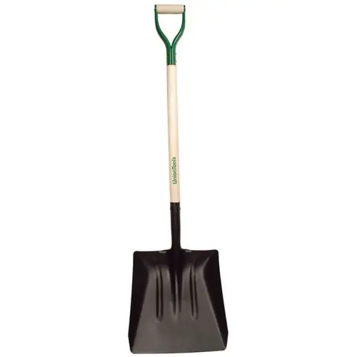Razor-Back 79804 General and Special Purpose Shovel, 15.5 in L x 14.5 in W Blade, 40 in North American Hardwood D-Grip Handle